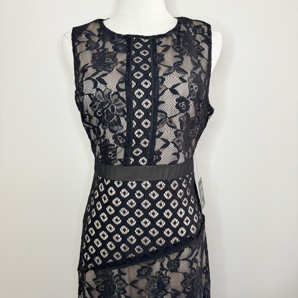NWT Lulu's Lace Midi Dress - Picture 3 of 8